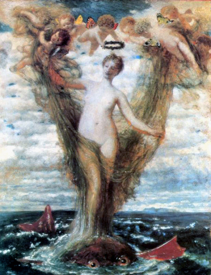 Arnold Bocklin (阿诺德·勃克林) The Birth of Venus （维纳斯的诞生）.jpg