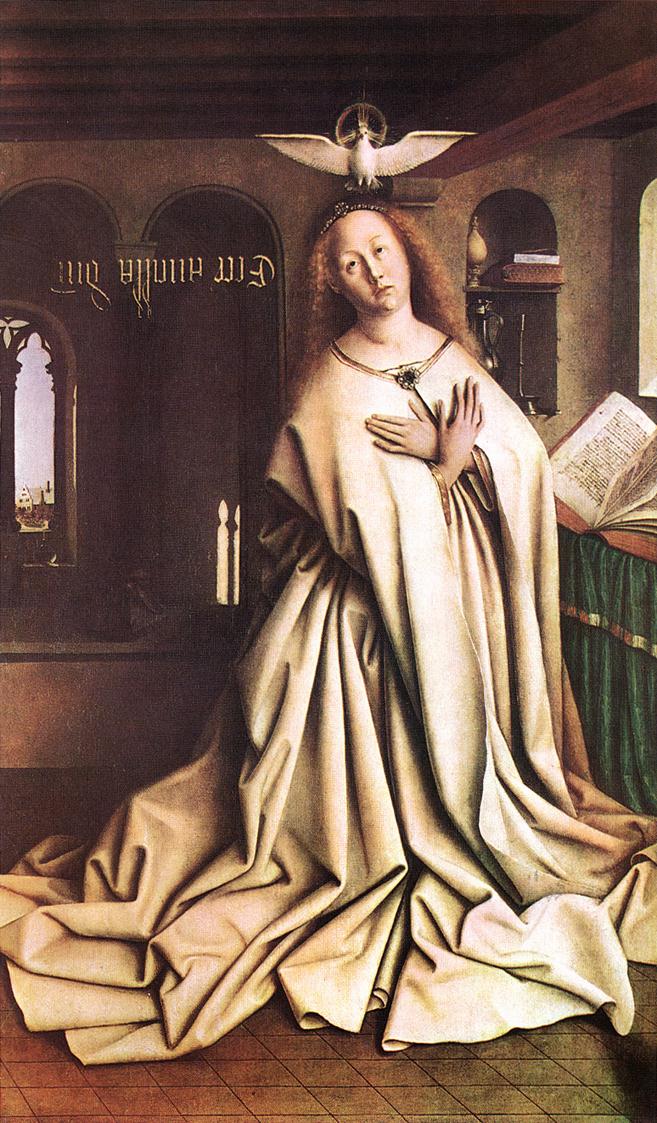 The Ghent Altarpiece - Mary of the Annunciation.jpg