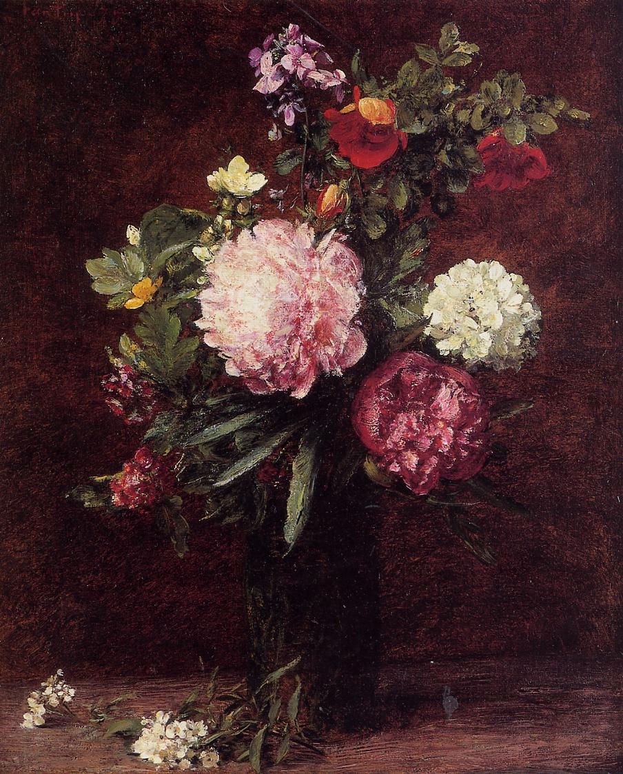 Flowers, Large Bouquet with Three Peonies.jpg