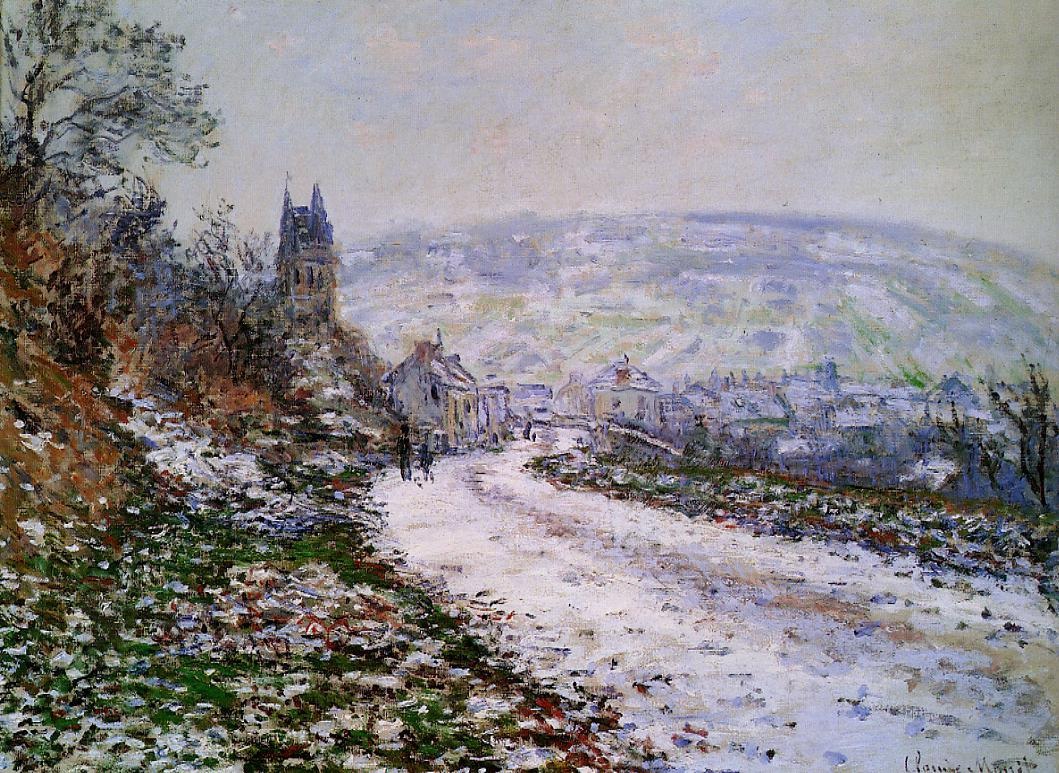 Entering the Village of Vetheuil in Winter.jpg