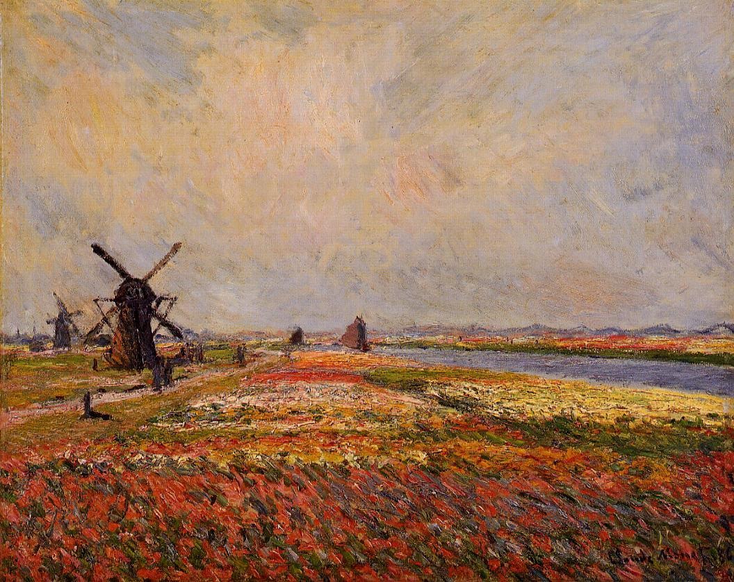Fields of Flowers and Windmills near Leiden.jpg