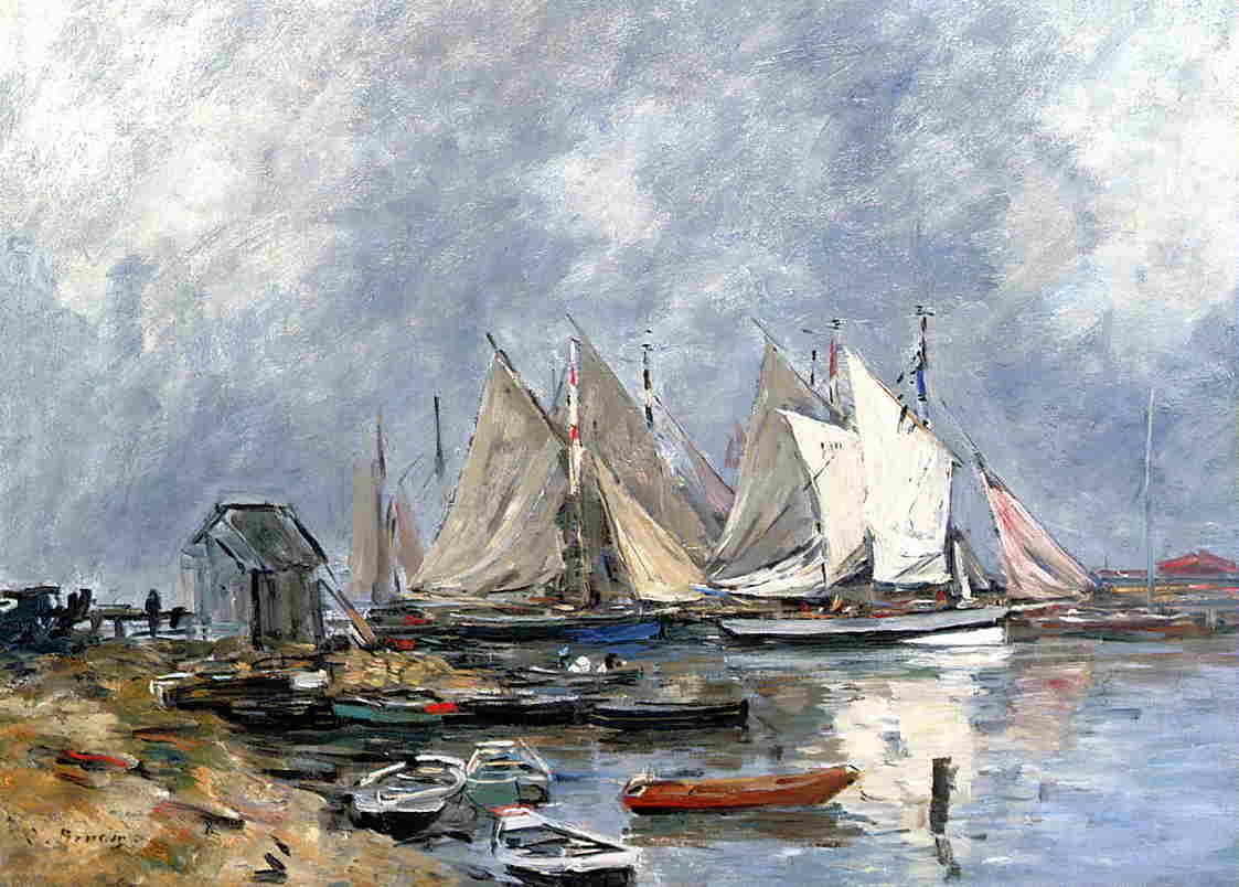 Trouville, the Port, Boats and Dinghys.jpg